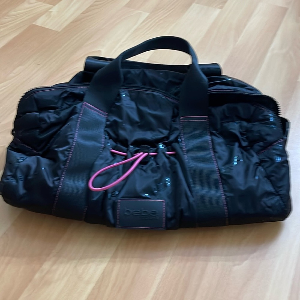 Bebe Sport Mini Duffle Bag EUC